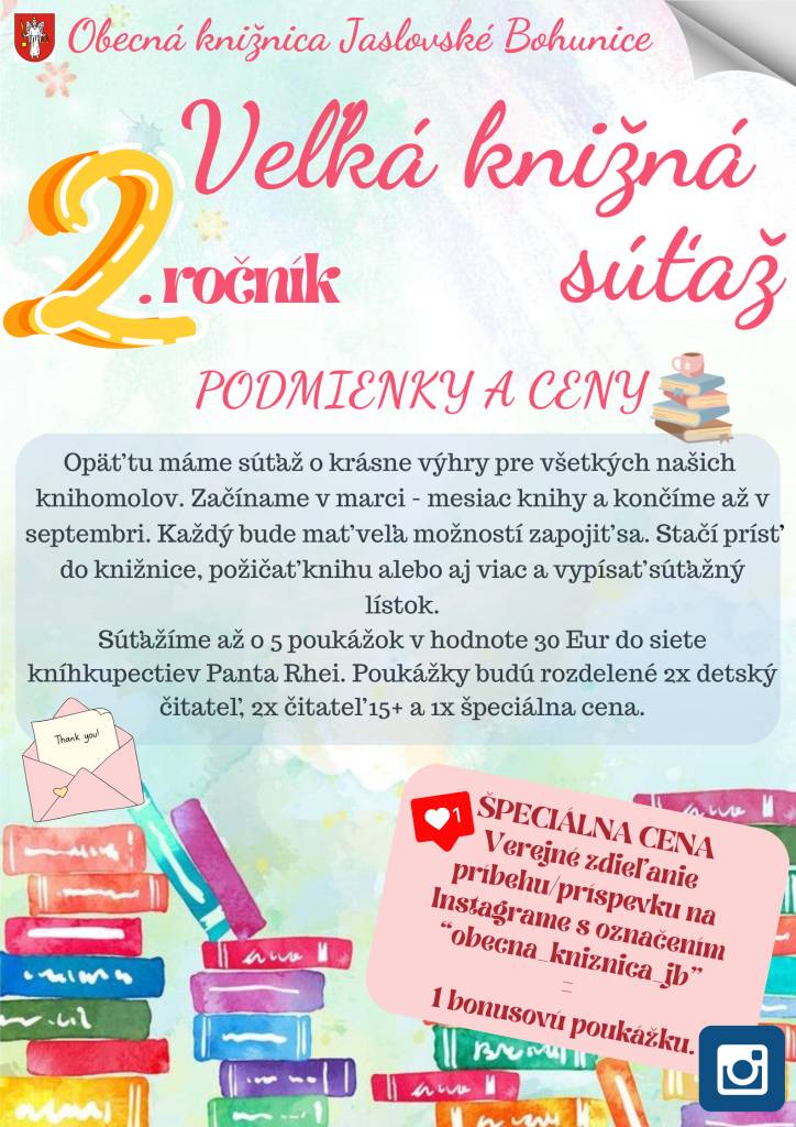 Opäť tu máme súťaž o krásne výhry pre všetkých našich knihomolov.