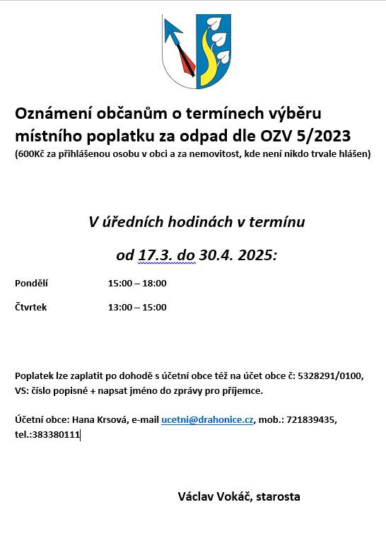 Obecně závazná vyhláška 5-2023