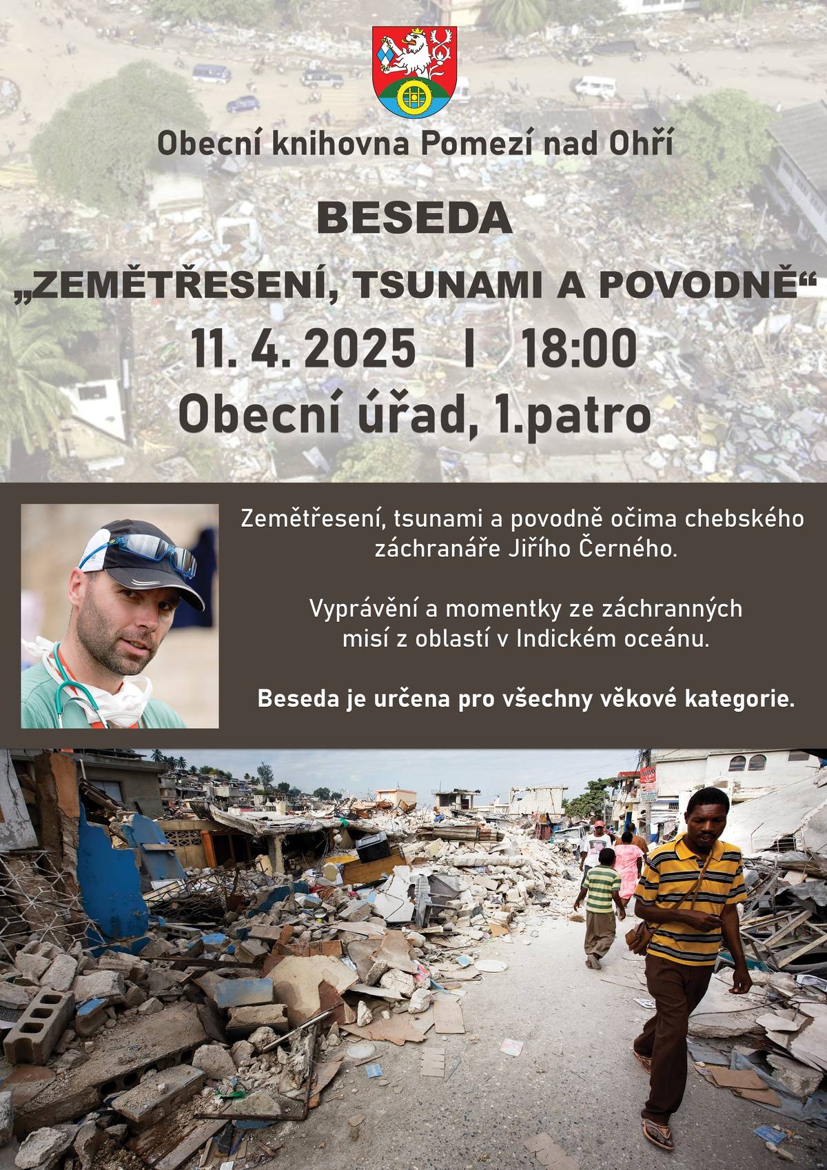 Zemětřesení, tsunami a povodně očima chebského záchranáře Jiřího Černého