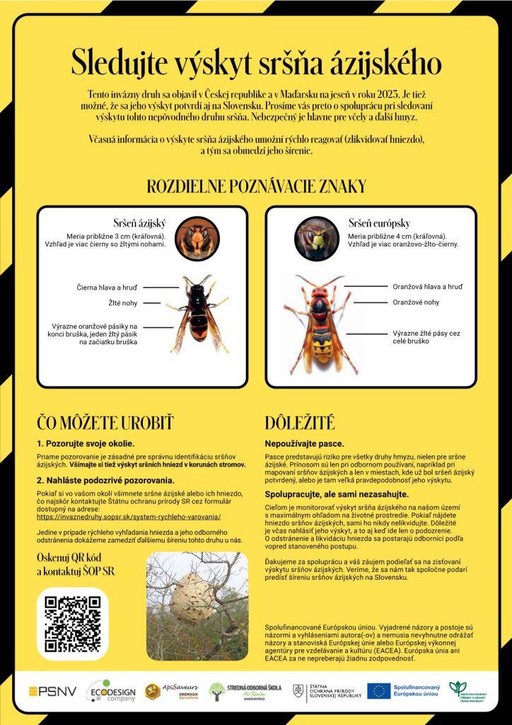 Výskyt sršňa ázijského