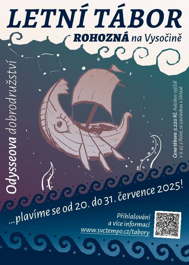 V příloze naleznete nabídku letního tábora pro děti v Rohozné na Vysočině, který se uskuteční od 20. do 31.července 2025.