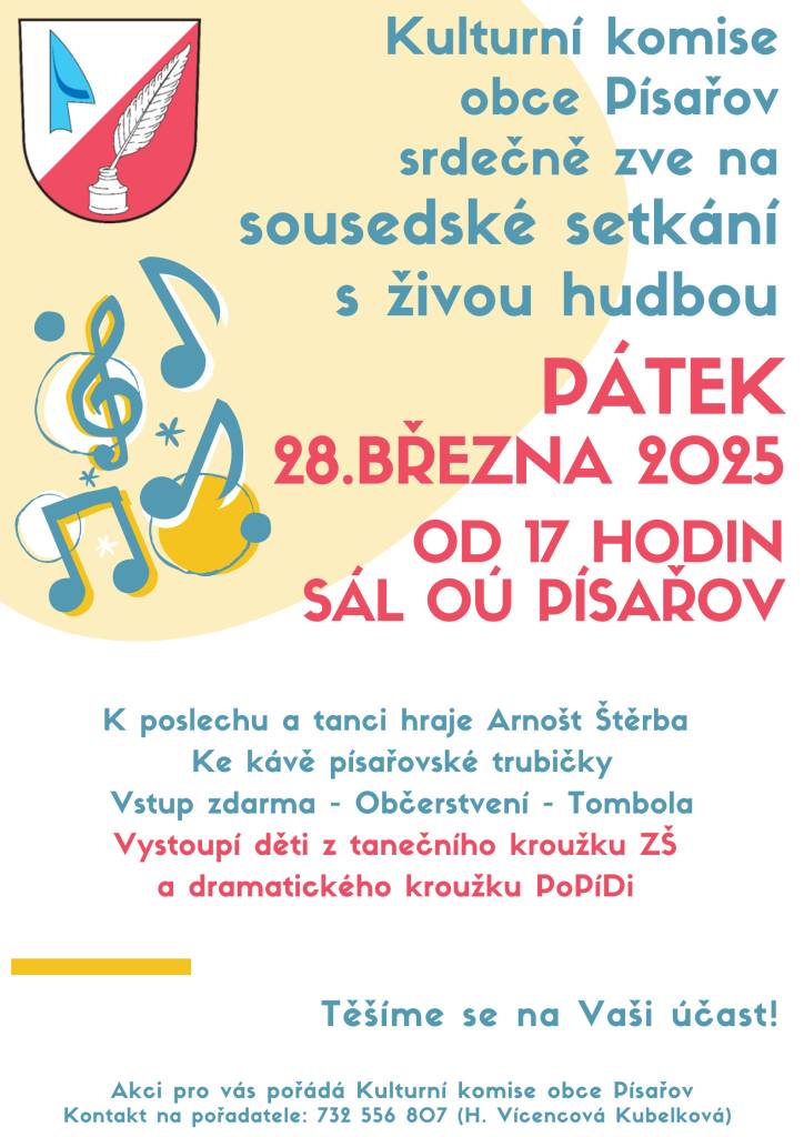 Zveme na sousedské posezení