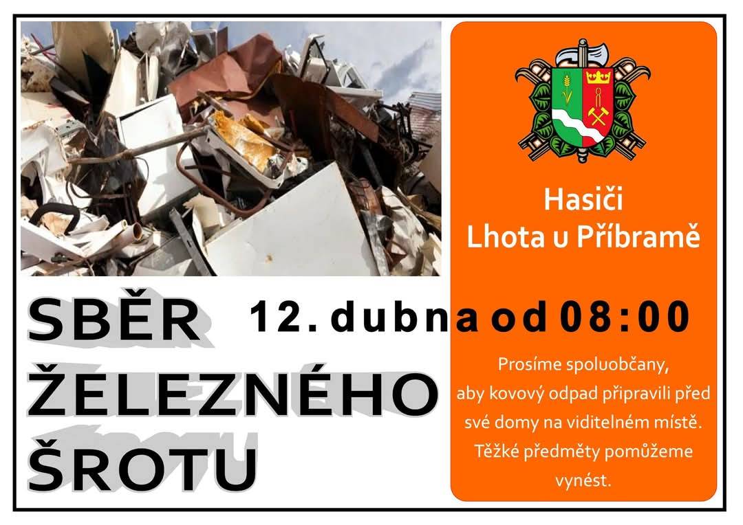 Sběr železného šrotu 12. 4. 2025