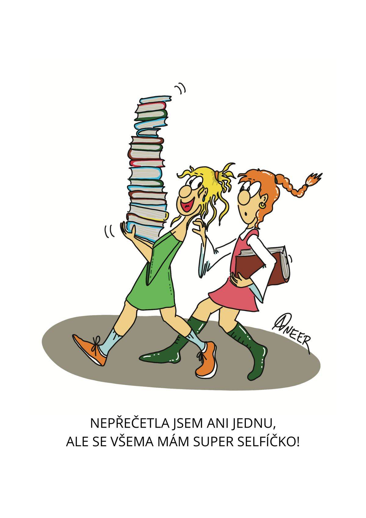 Náruživá čtenářka