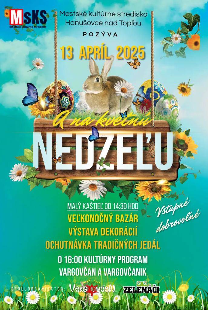 13. apríl 2025 od 14:30 hod.   Malý kaštieľ