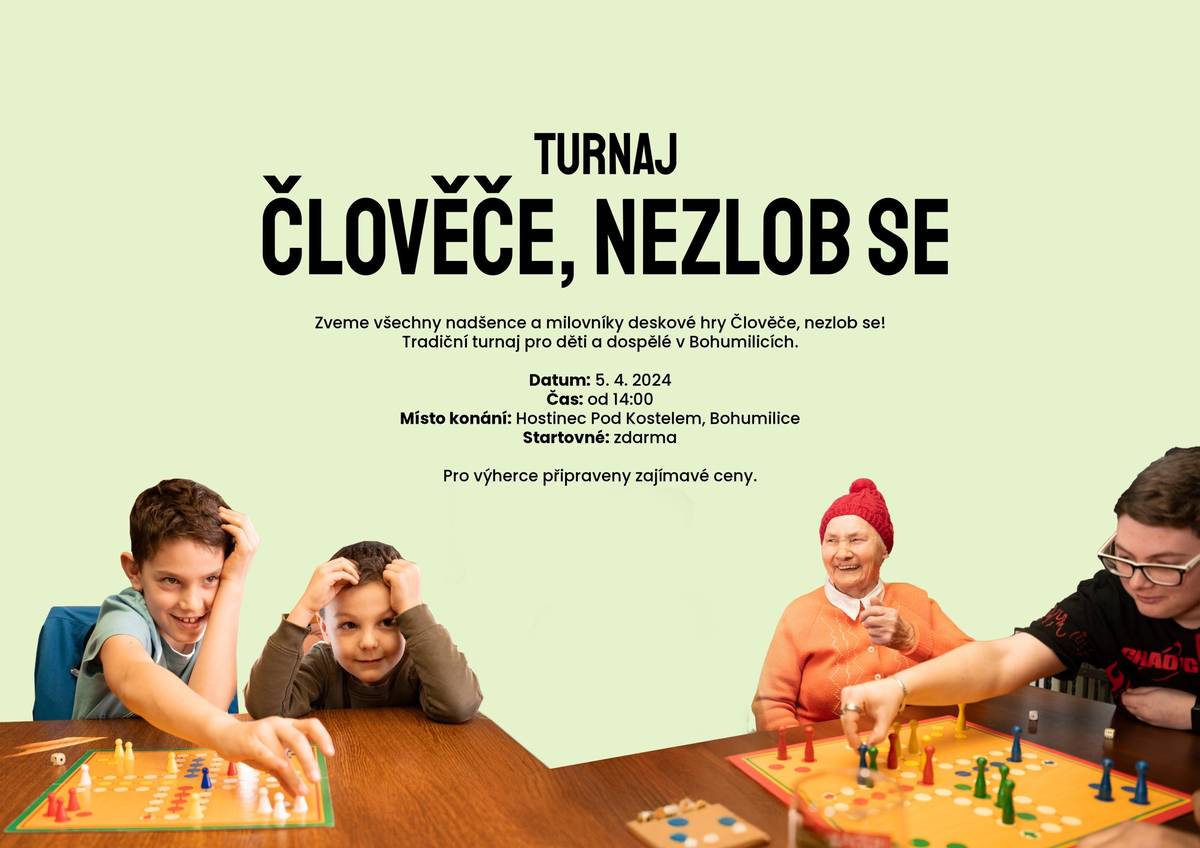 Kdy: 05.04.2025 Od: 14:00 hod Kde: Hostinec Pod Kostelem