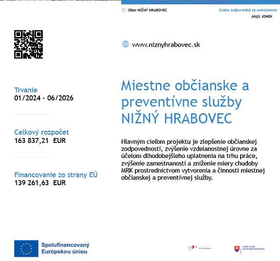 Projekt podporovaný Úradom vlády SR