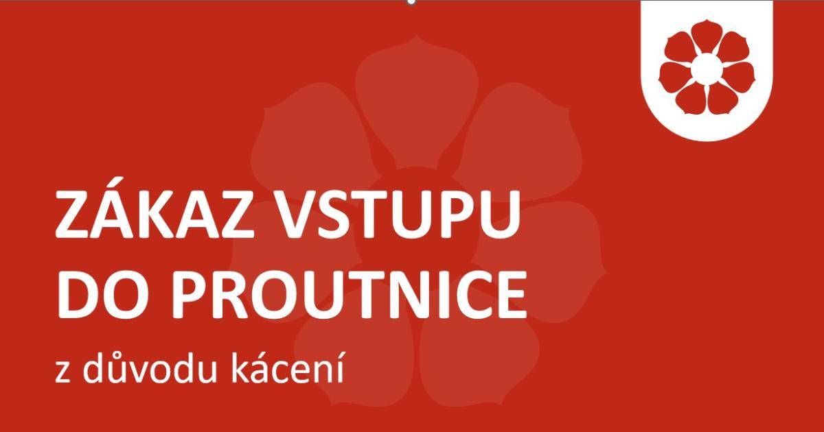 z důvodu probíhajících prací a zvýšeného rizika úrazu.