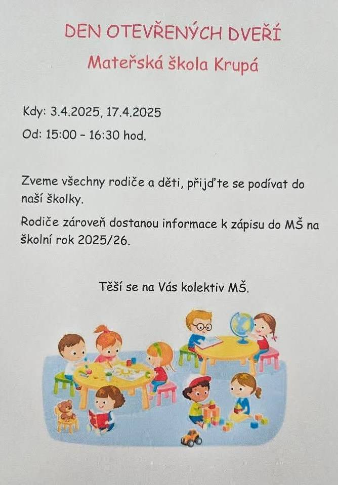 3.4.2025 a 17.4.2025   od: 15:00 - 16:30 hod