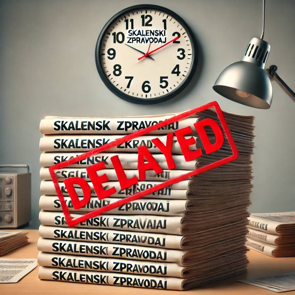 Z důvodu technických problémů na straně tiskárny došlo k prodlení dodání zpravodaje. Distribuován bude 31. 03. 2025.