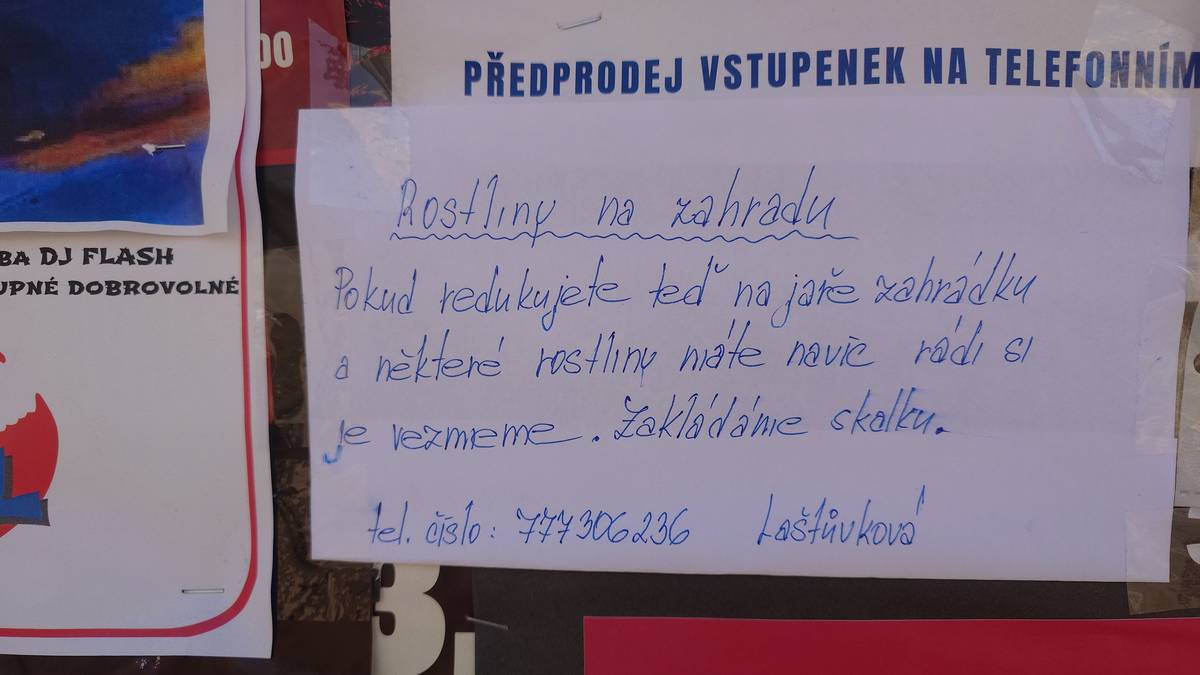 Pokud redukujete teď na jaře zahrádku a některé rostliny máte navíc, rádi si je vezmeme. Zakládáme skalku. Děkujeme Tel: 777306236 pí. Laštůvková