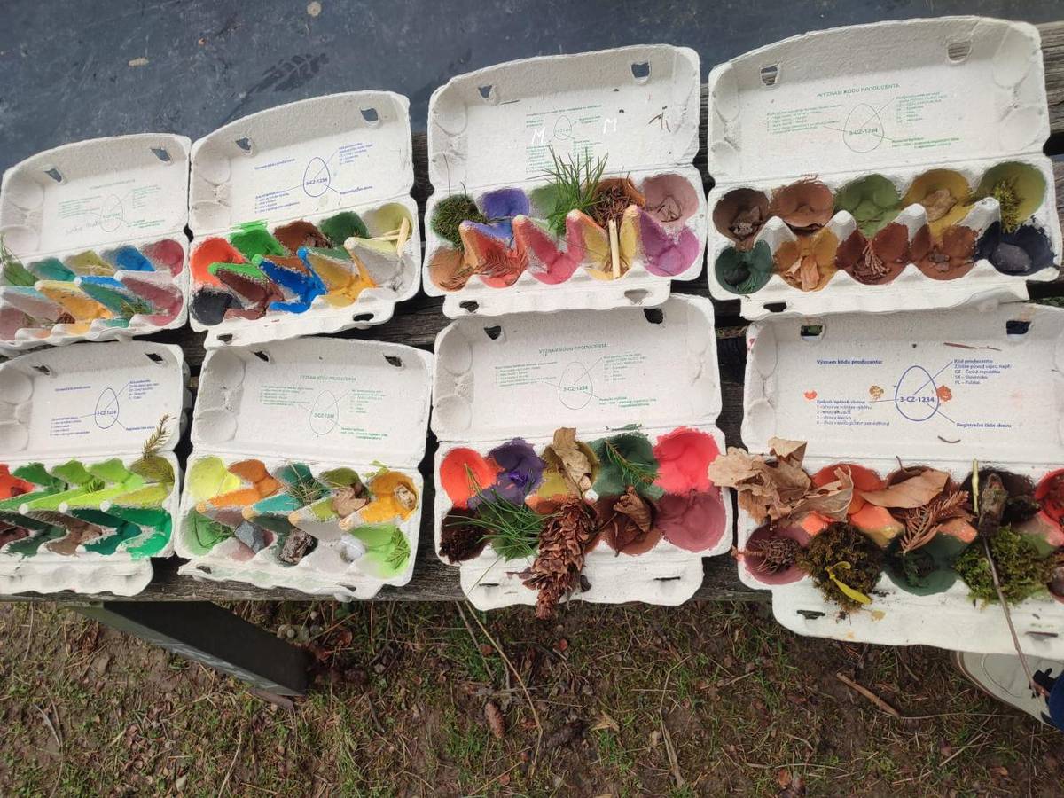 Nuda? Ta v přírodovědném kroužku s paní učitelkou Martinou Jeřábkovou nehrozí. Žáci se seznámili s barvami v přírodě, pohybovali se s poletuchami, stavěli co nejvyšší věž, sázeli semínka a mnoho dalšího.