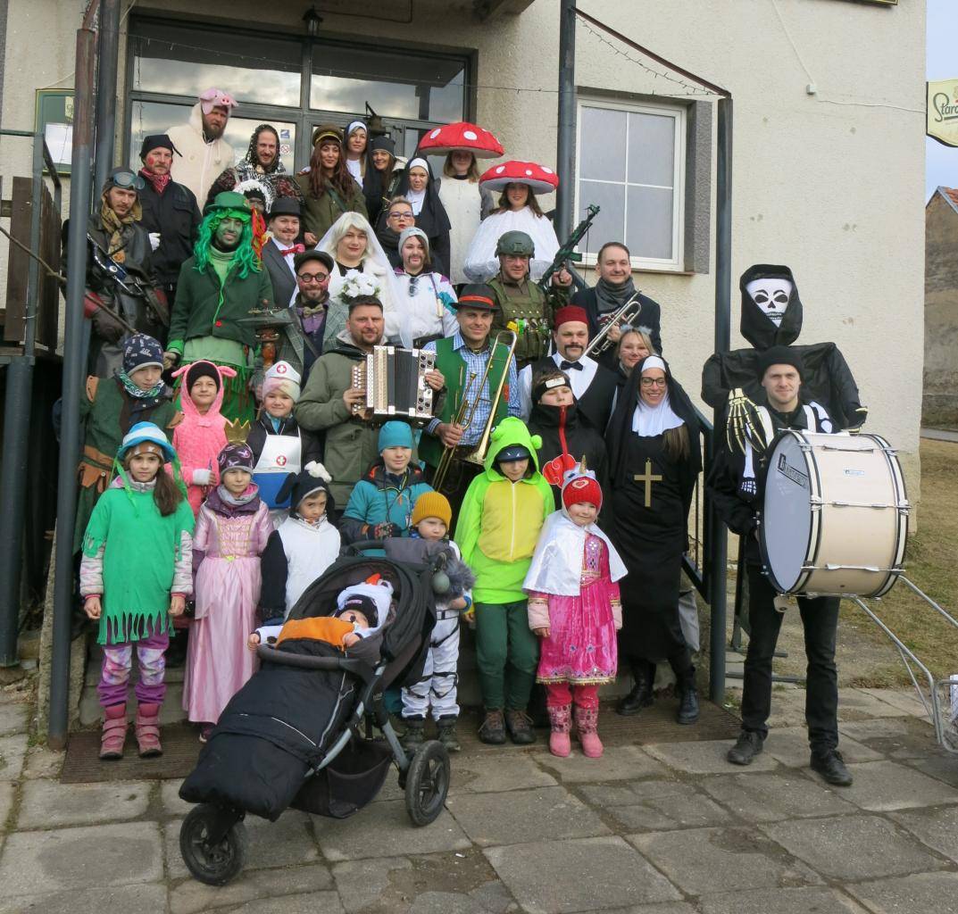 Masopustní průvod obcí