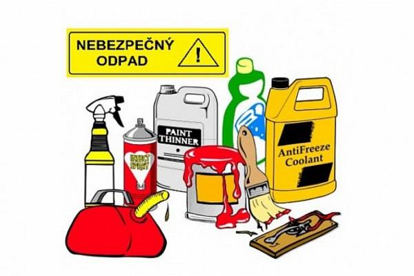 JARNÍ SVOZ NEBEZPEČNÉHO ODPADU PROBĚHNE 6.4.2024 OD 14:00