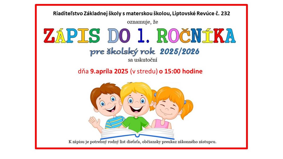 9.apríla 2025  (streda)  o 15:00 hod