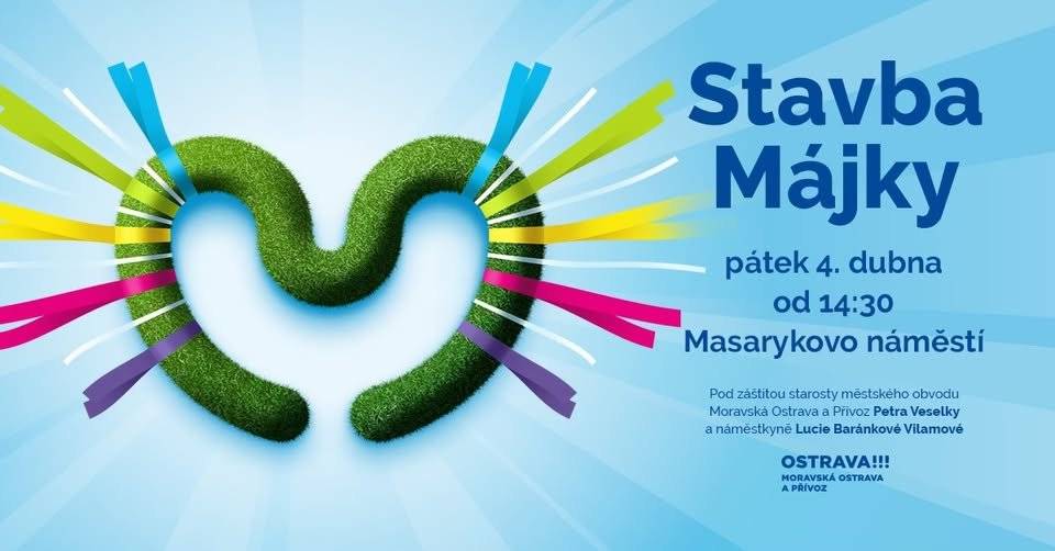 Přijďte se zapojit do slavnostního průvodu, který donese májku z Trojhalí na Masarykovo náměstí. Sraz u Trojhalí je ve 13,30 hod. Na Masarykově náměstí se královská garda s májkou očekává okolo 15 hod. Bude vás zde čekat studentská kapela Sequence X a zážitek ze stavby májky. Těšíme se na vás už tento pátek 4. dubna na studentské akci, kterou zaštitil starosta Petr Veselka.   https://fb.me/e/7E650Mu9z