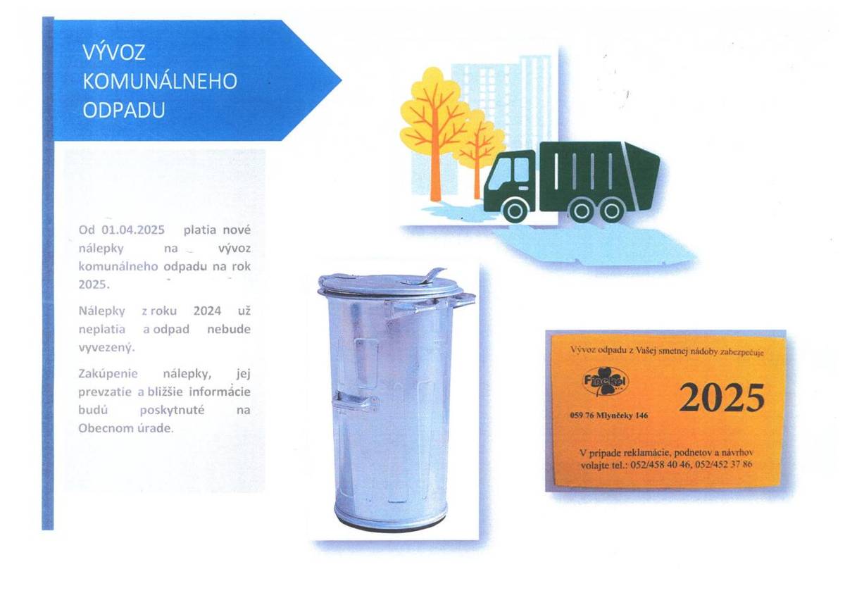 Vývoz komunálneho odpadu