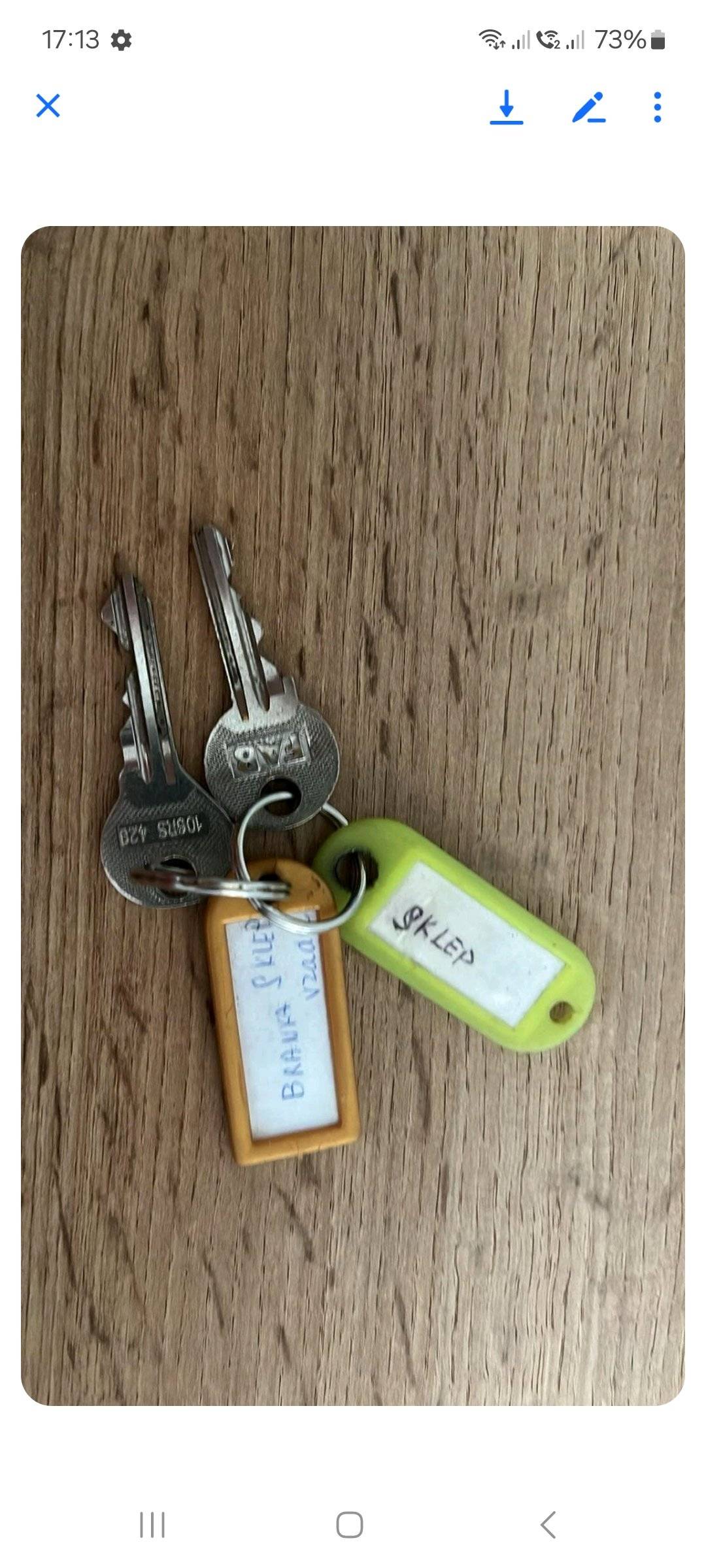 Našli se klíče u řeky, k vyzvednutí u Habáňů ml.