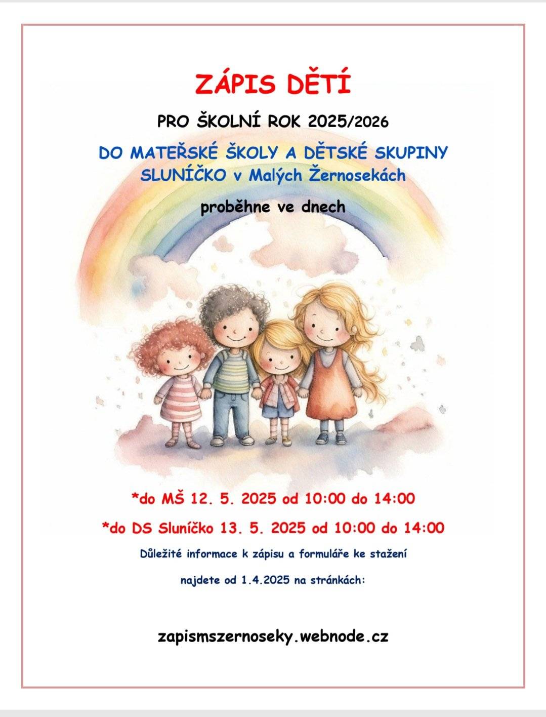 Zápis 2025/2026