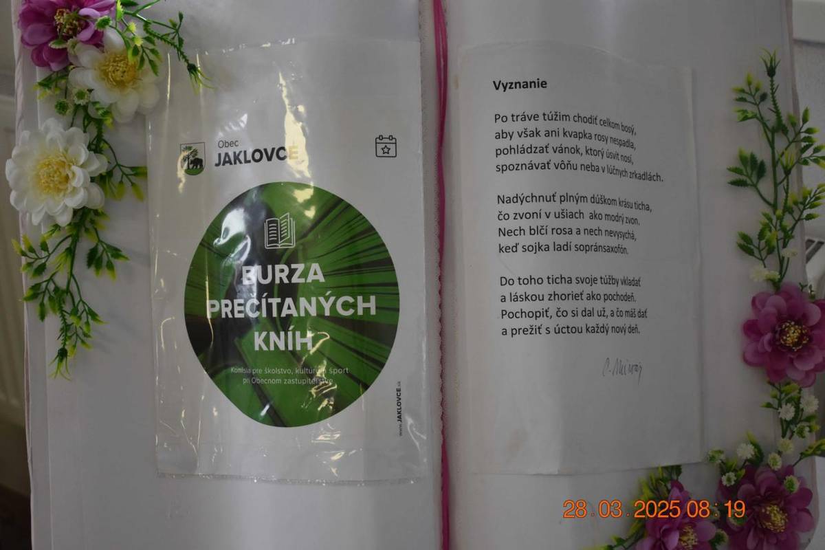 "Dať knihám druhú šancu"