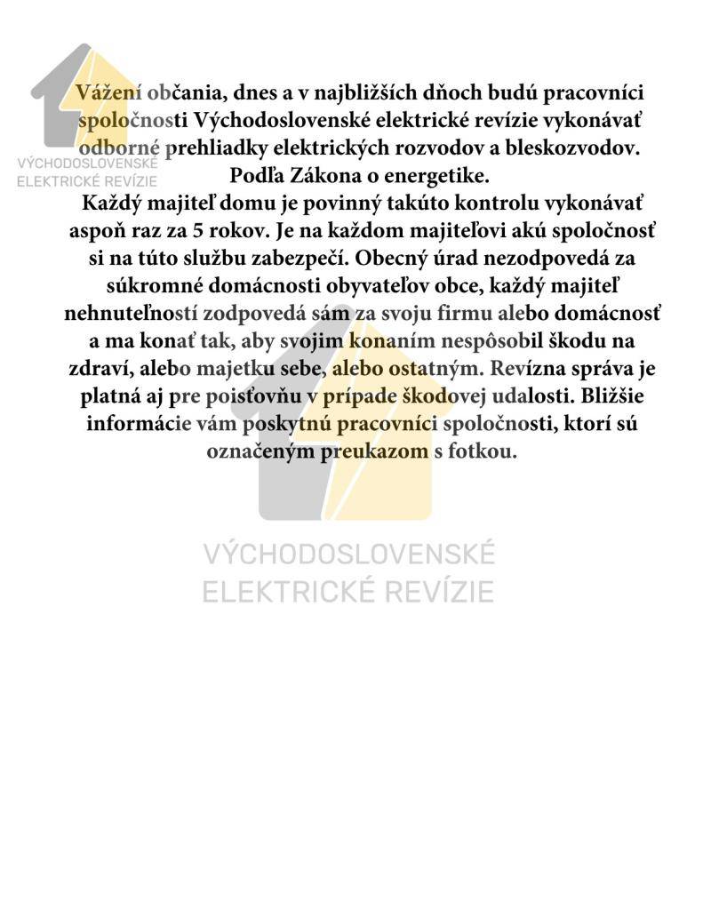 Záujem o revízie elektroinštalácie a bleskozvodov