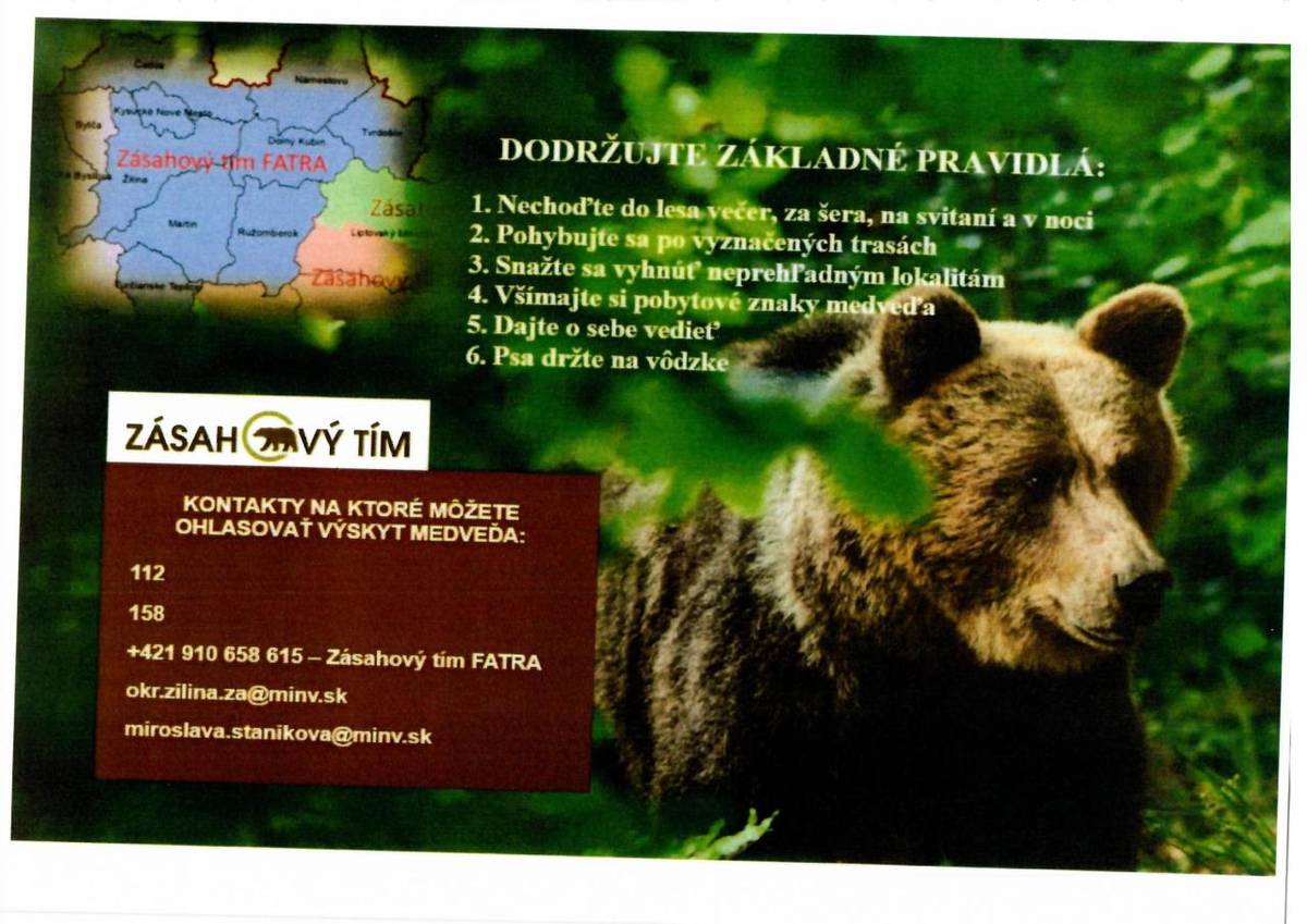 Dodržiavanie základných pravidiel a kontakty