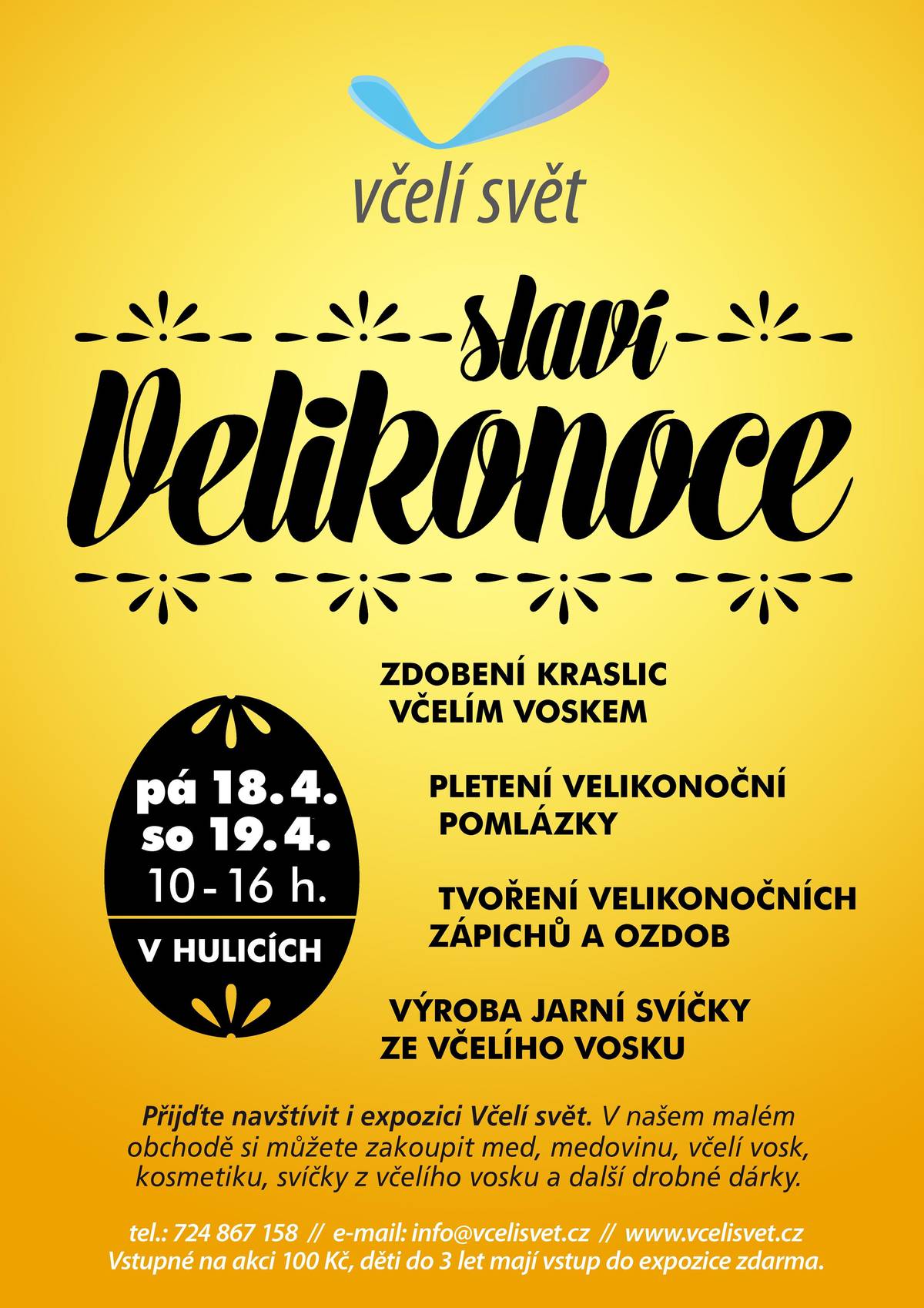 Velikonoční aktivity v Hulicích.