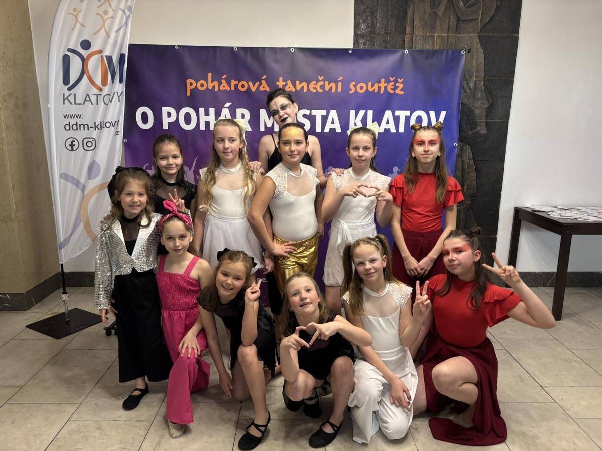 V sobotu 29. 3. se děvčata z tanečního kroužku zúčastnila soutěže O pohár města Klatov. Tuto akci naše škola navštívila podruhé.