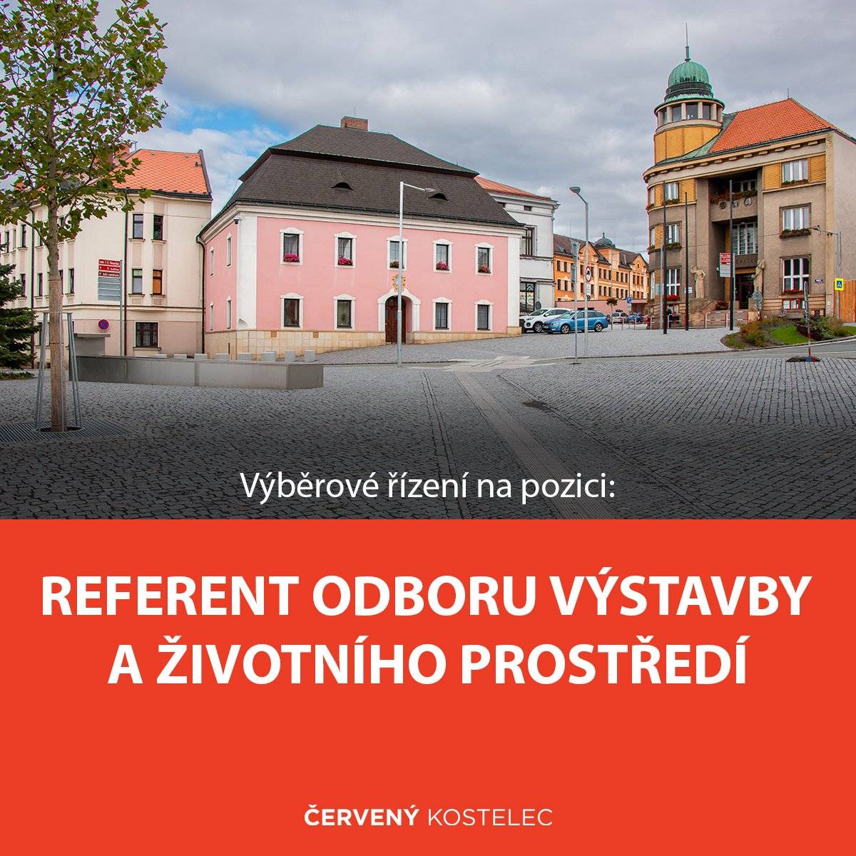 Město Čevený Kostelec vyhlásilo výběrové řízení na pozici referent odboru výstavby a životního prostředí MěÚ Červený Kostelec.  Odbor výstavby a životního prostředí zajišťuje veškeré činnosti, spadající pod stavební úřad I. stupně obce s přenesenou působností (vydává povolování staveb, kolaudační rozhodnutí, a další správní řízení v oblasti stavebního zákona). POŽADAVKY:  vzdělání VŠ nebo ÚS stavebního směru (dle § 30a zák.č. 283/2021 Sb.) organizační a řídící schopnosti znalost regionu komunikativnost a flexibilita řidičský průkaz skupiny B bezúhonnost praxe v oboru, znalost problematiky státní správy a samosprávy zkouška zvláštní odborné způsobilosti při územním rozhodování a při rozhodování na úseku stavebního řádu a vyvlastnění, znalost programů VITA, GRAMIS, OFFICE výhodou  UZÁVĚRKA PŘIHLÁŠEK: 22. dubna 2025 do 12:00 Více informací ZDE.