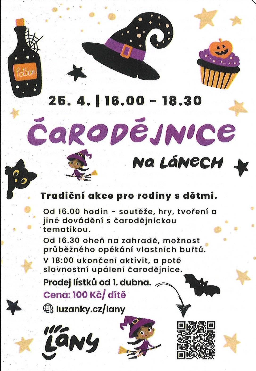 SVČ Lány: 25.4. od 16 hod Hasiči: 30.4. od 17 hod Více na letácích Antonín Crha starosta