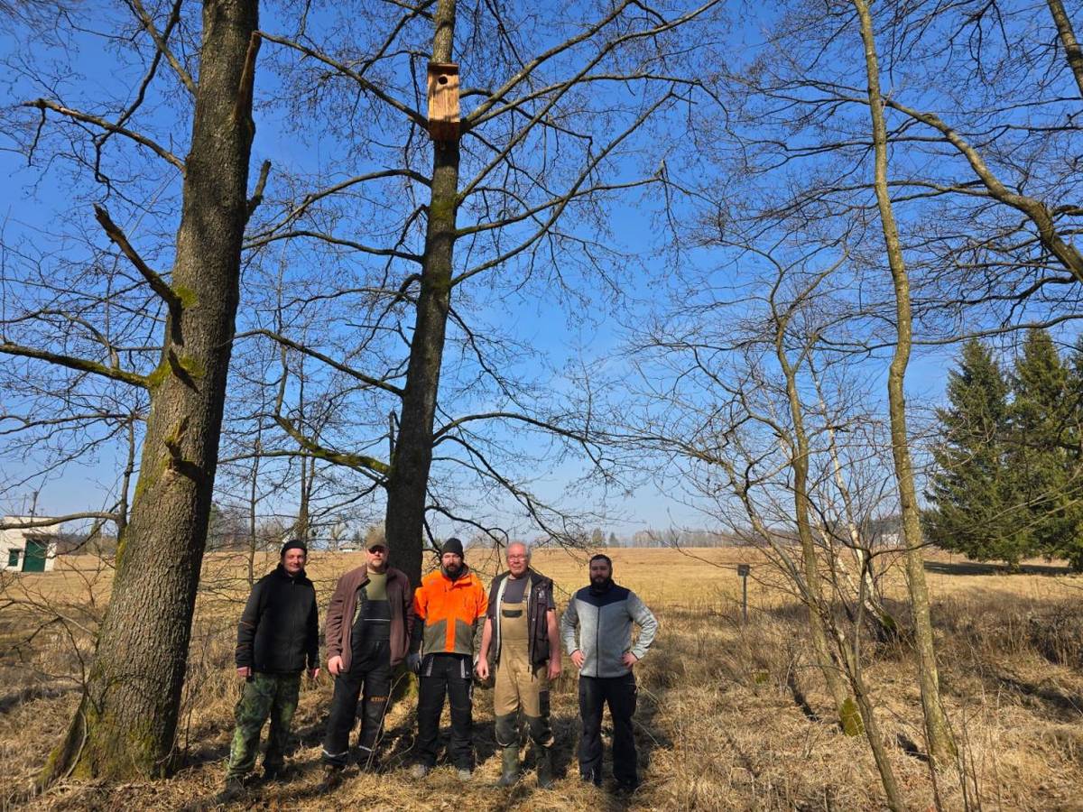 V sobotu 8. března se členové našeho Sboru dobrovolných hasičů zapojili do brigády, při které ve spolupráci s Domažlickými městskými lesy nainstalovali dvě soví budky.