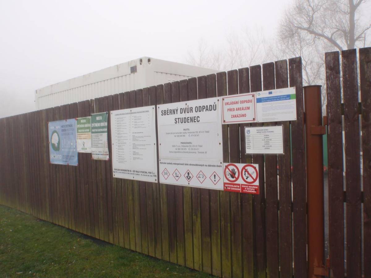 Oznamujeme Vám, že sběrný dvůr Studenec bude v sobotu dne 19. 4. 2025 uzavřen   Děkuji za pochopení.