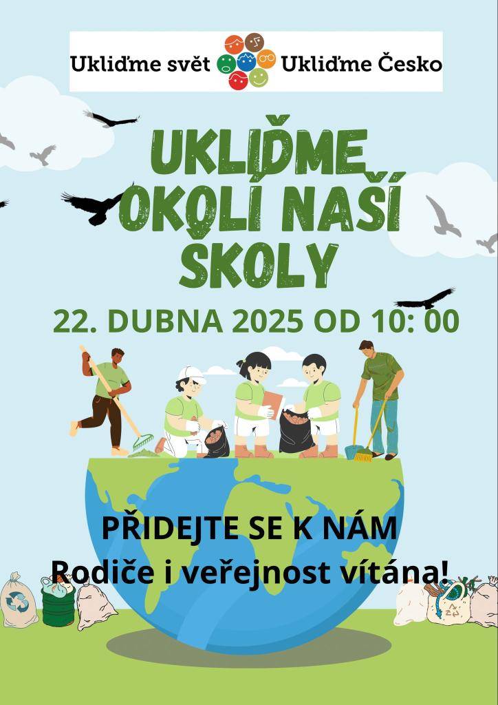 Ukliďme okolí naší školy!