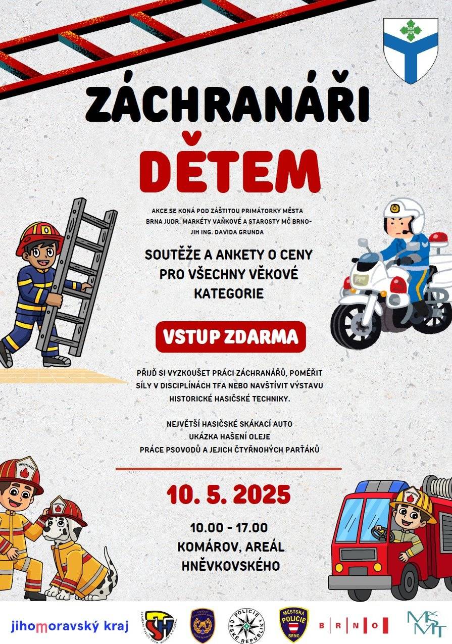 Jsme rádi, že u nás můžeme hostit takovou skvělou akci nejen pro děti. Kdy? V sobotu 10. května 2025 Kde? Areál Hněvkovského  Vstup zdarma