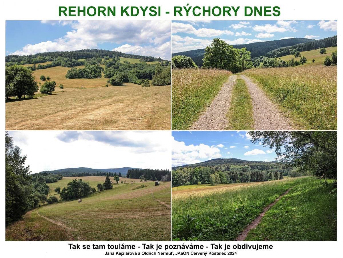 Oblastní charita Červený Kostelec prostřednictvím Denního stacionáře zve širokou veřejnost na promítání fotografií a vyprávění Oldy Nermutě a Jany Kejzlarové s názvem "REHORN KDYSI – RÝCHORY DNES". Akce se bude konat v pátek 25. dubna od 10:00 hod. v budově Denního stacionáře na adrese Koubovka 716, Červený Kostelec. Na příjemné dopolední setkání se těší kolektiv pečovatelek denního stacionáře.