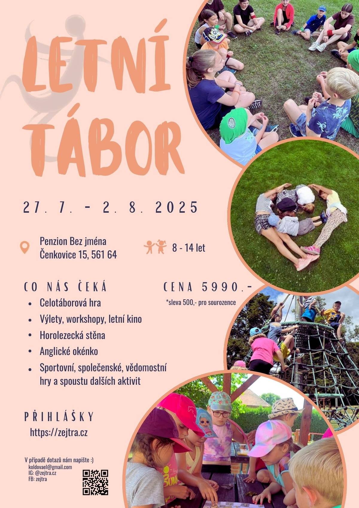 Nabídka letního tábora