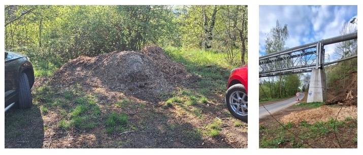 Informujeme zájemce, že po zpracování ořezaných větví podél cest je k dispozici k odvozu štěpka na dvou místech - u plynovodu přes řeku směr Vysoká Lhota a na odstavné ploše u bývalého fotbalového hřiště ve Vávrovkách.