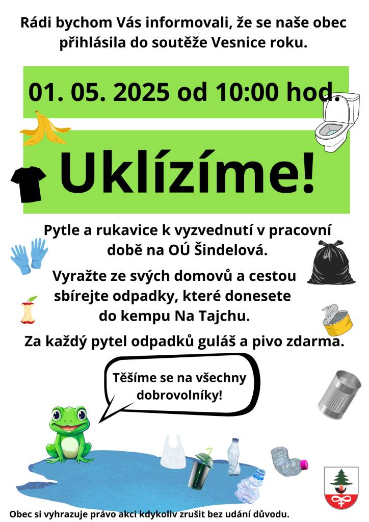 1. 5. 2025 od 10:00 hod.