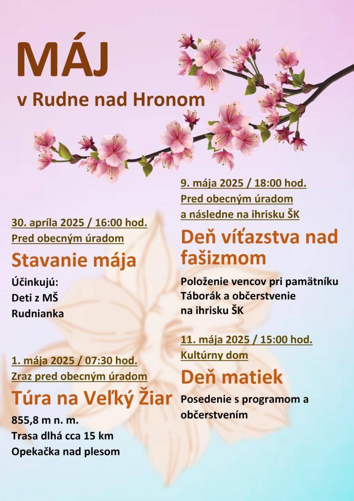 Máj v Rudne nad Hronom