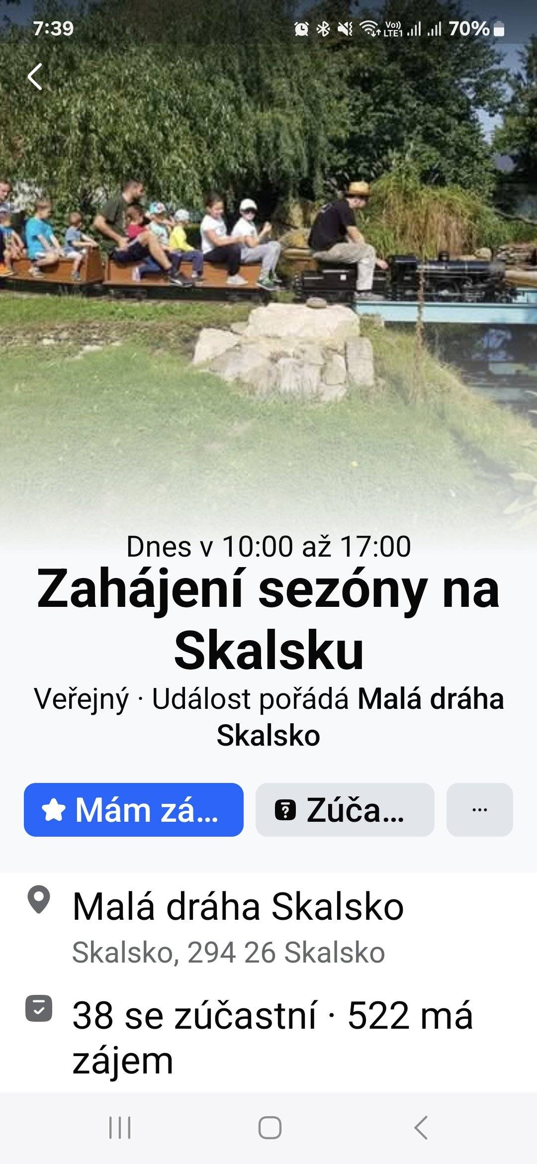 Zveme Vás na zahájení sezóny parního ježdění u nás Ve Skalsku,v sobotu 26.4. Od 10:00 do 17:00. Tradiční parní ježdění s občerstvením po celý den. Těšíme se na Vaši návštěvu.