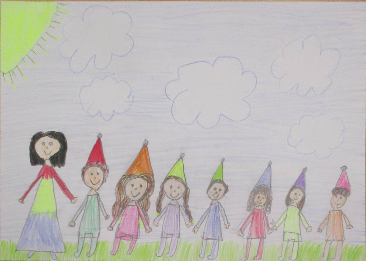 Výtvarné práce žáků 1.-5. ročníku do výtvarné soutěže k 240. výročí narození sběratele pohádek Jacoba Grimma "U všech Grimmů"