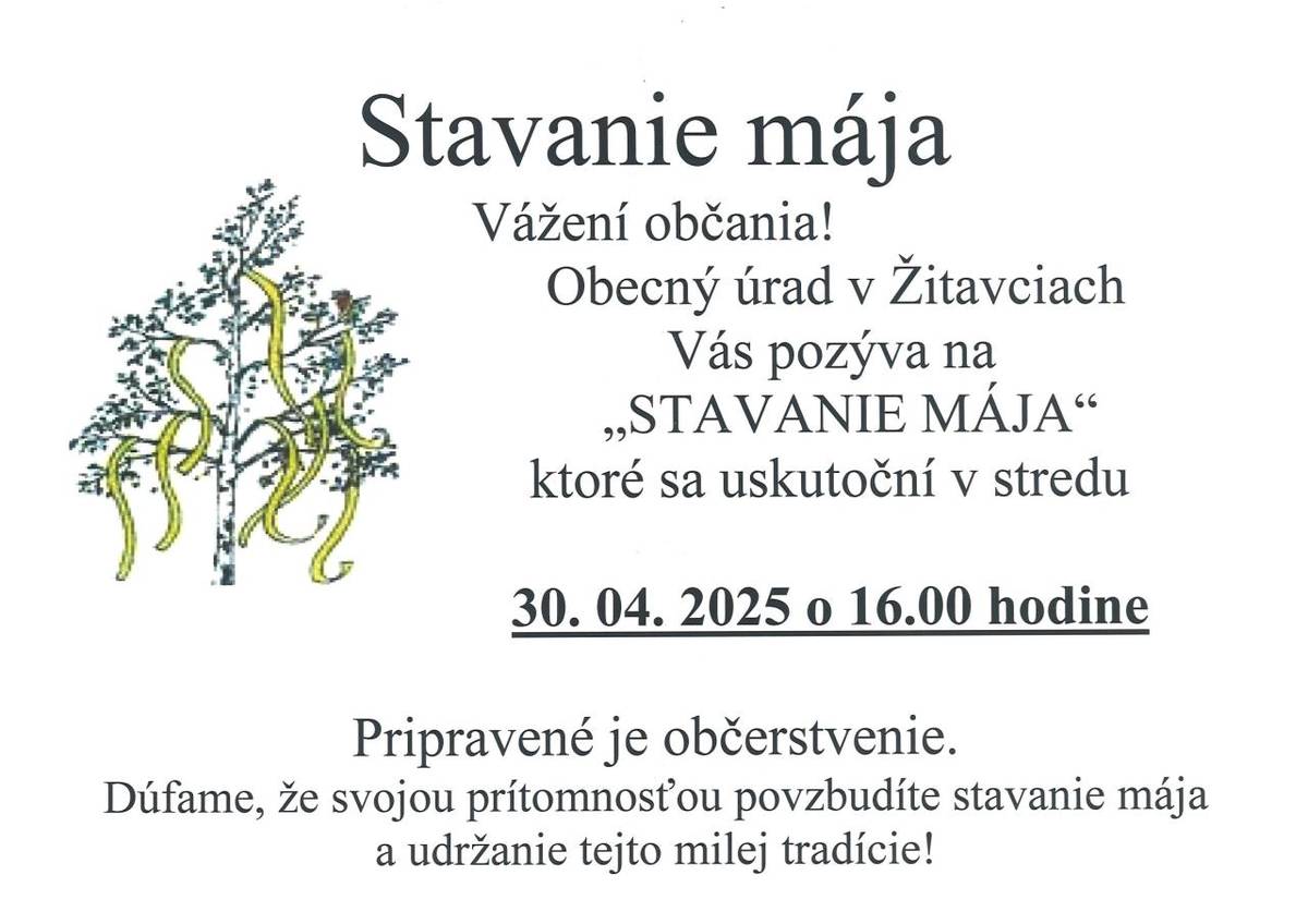 Stavanie mája