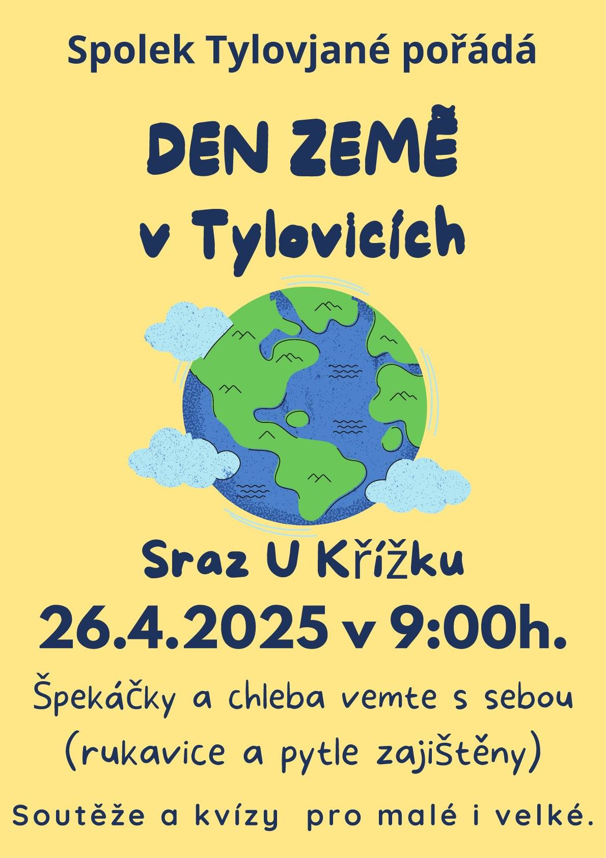 Vyšlápněte si s námi na Horečky! Kdy? Zítra 26. dubna, sraz v 9 hodin U Křížku. Spolek Tylovjané
