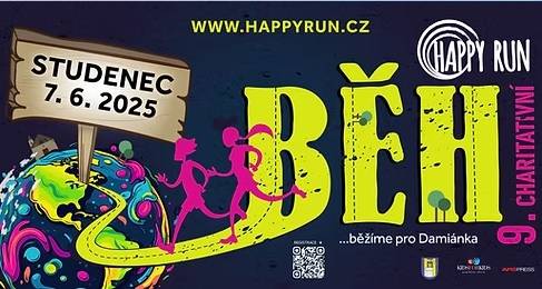 Happy run je běh pro každého - pro běžce i neběžce, pro ty, kteří si chtějí zasportovat i pro ty, kteří chtějí jít jen na procházku.
