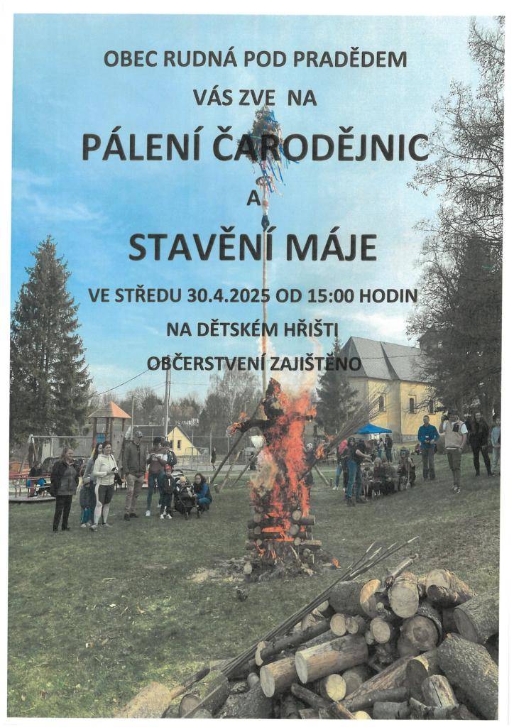 Pálení čarodějnic a stavění máje