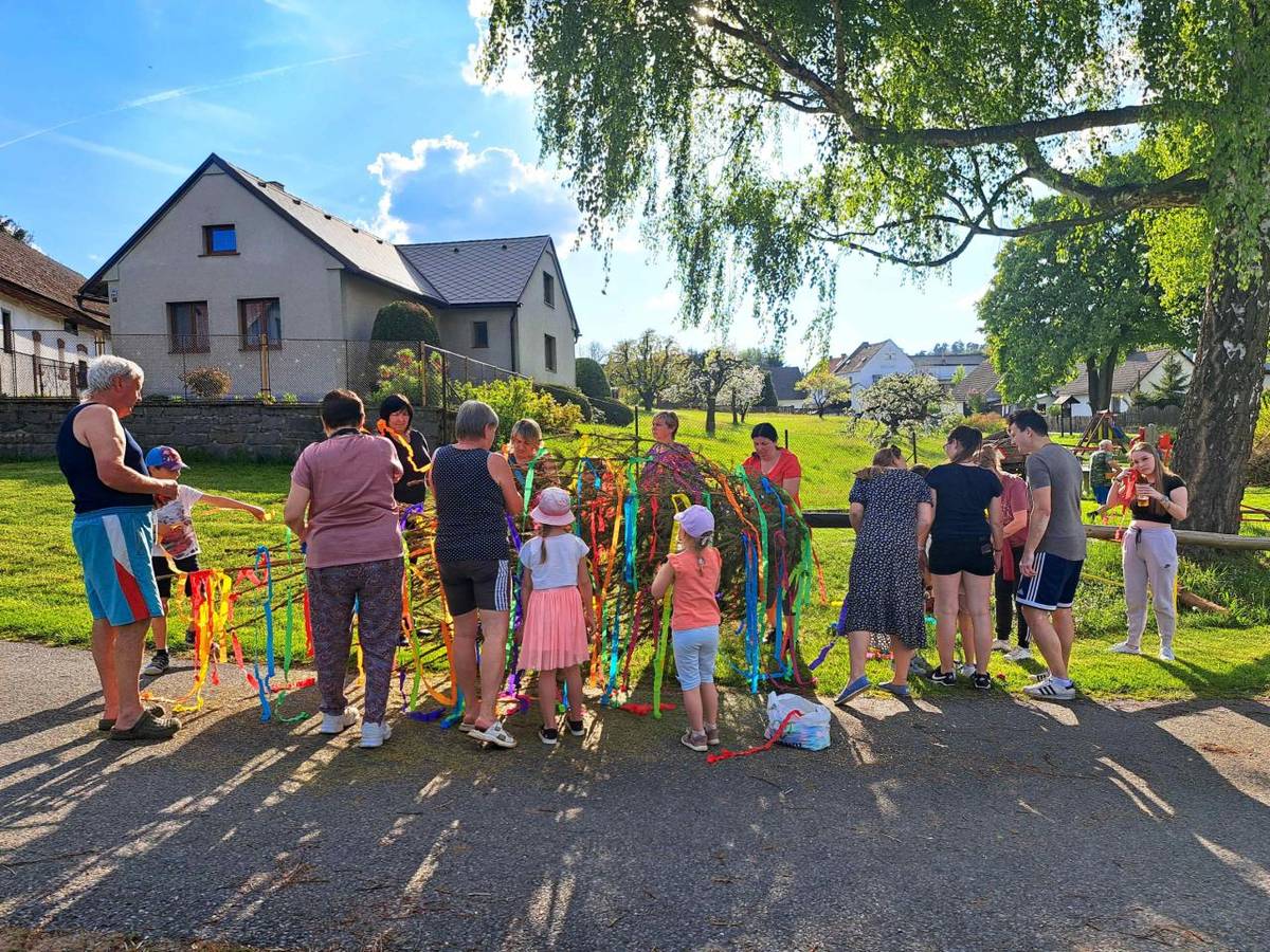 Stavění máje 2025