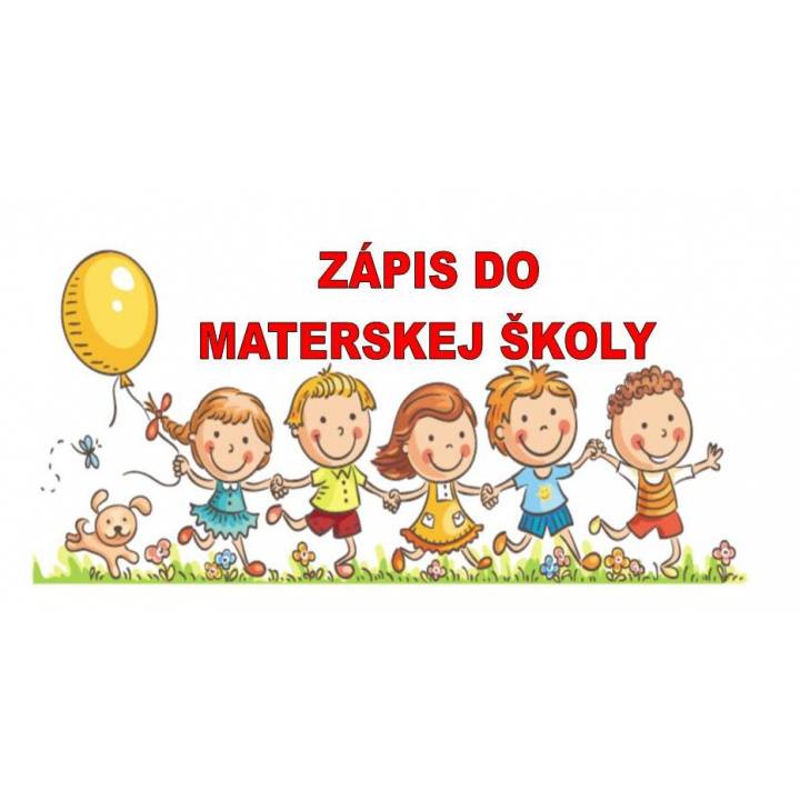 Zápis detí do MŠ sa uskutoční 15.05.2025 od 15:00 do 17:00 hod v MŠ Martinček