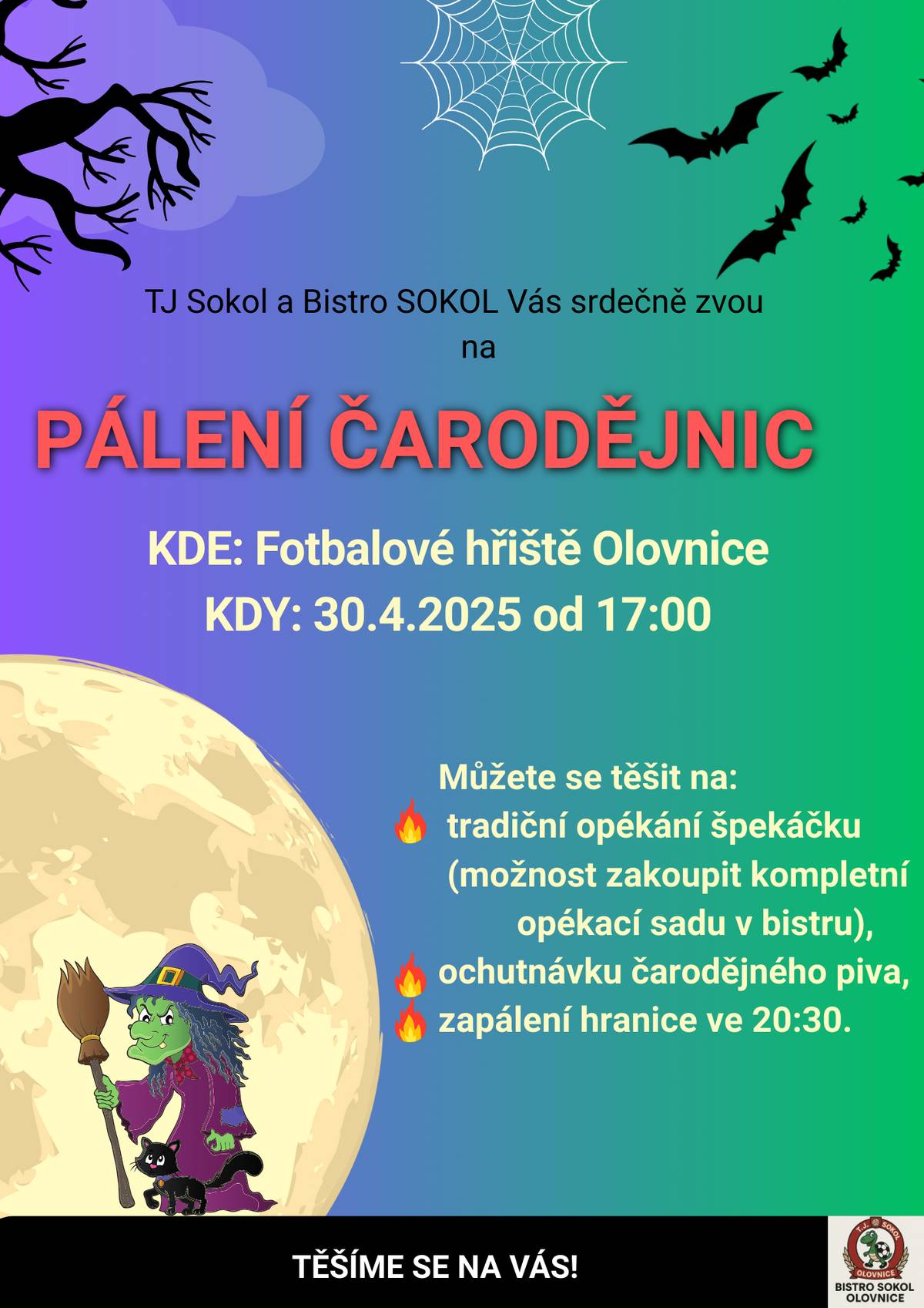 TJ SOKOL A BISTRO OLOVNICE se na Vás těší....