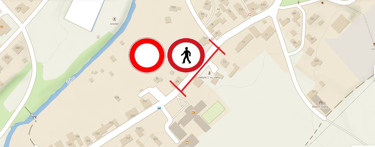 V úterý 29. dubna 2025 bude v době od 10:00 do odpoledne uzavřena komunikace pro vozidla i chodce u základní a mateřské školy. Důvodem je pokládání stropních panelů na budovu školní družiny pomocí jeřábu.  Uzavřen bude úsek od branky do školy až po starou hasičskou zbrojnici. Z důvodu bezpečnosti jak chodců tak i řidičů žádáme o respektování tohoto zákazu vjezdu a vstupu chodců! Školní autobus v 13:02 projede po běžné trase.