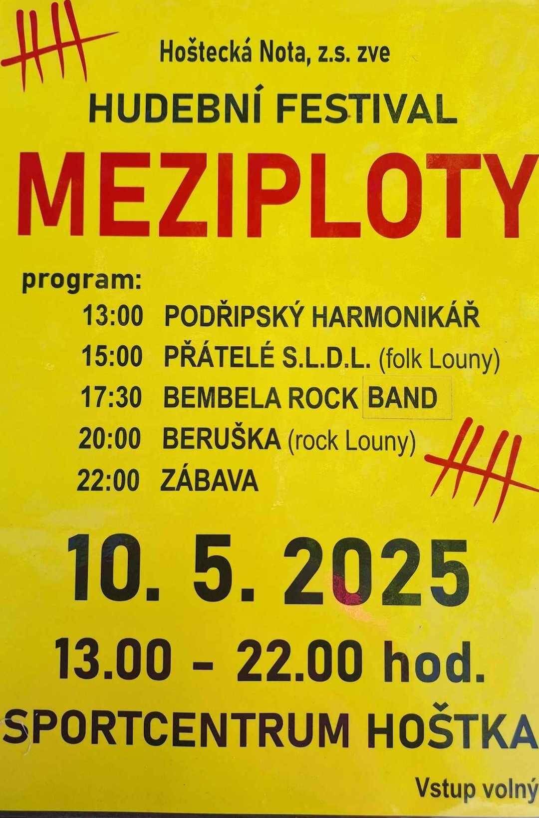 Hoštecký festival a Vesničku Ředhošť